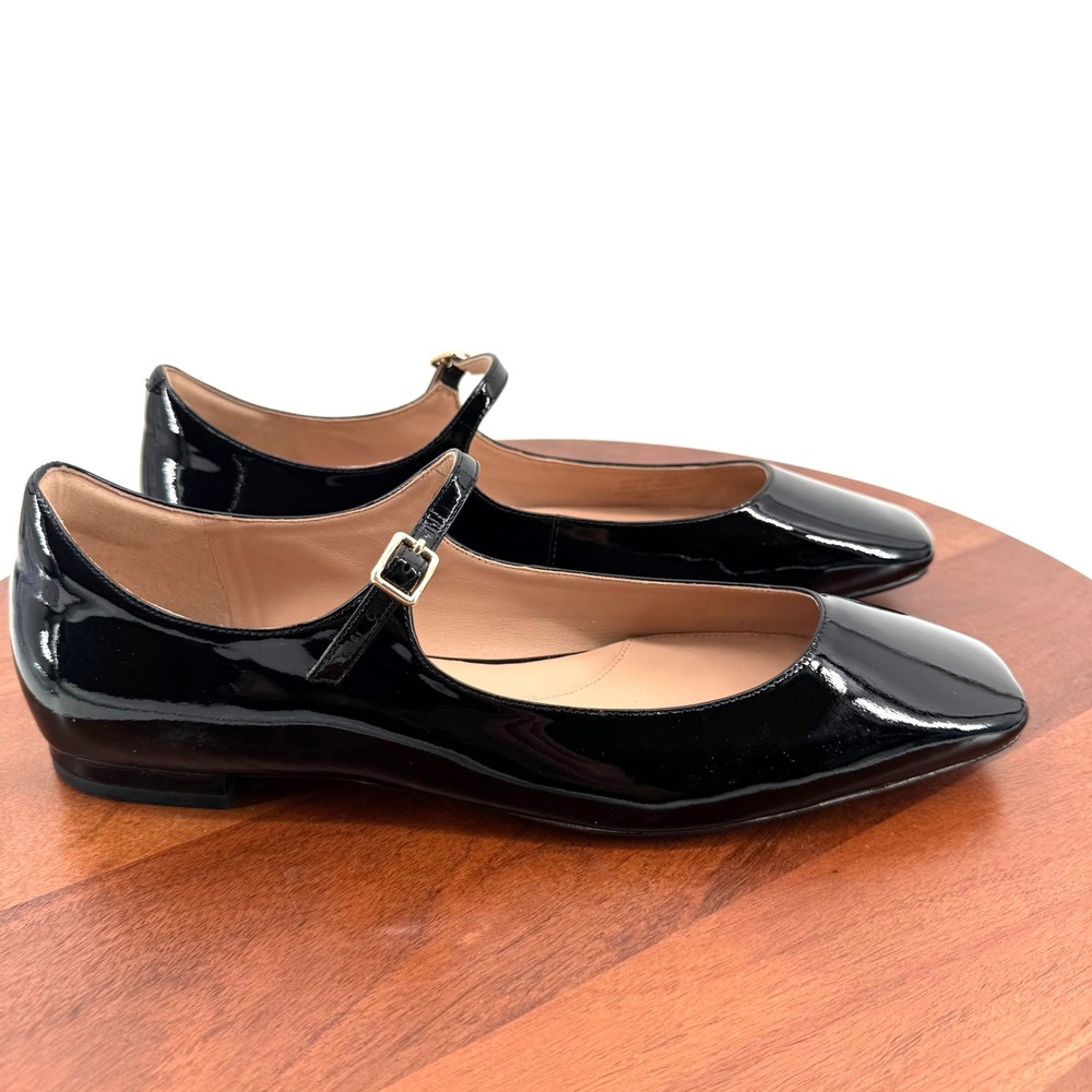 Cole Haan Bridge Mary Jane Flats Black Patent Leather W25628 Women 10.5B
